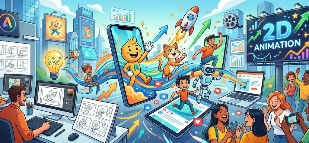 Why 2D Character Animation is Transforming Marketing Strategies